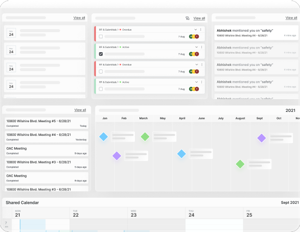 Schedule meetings